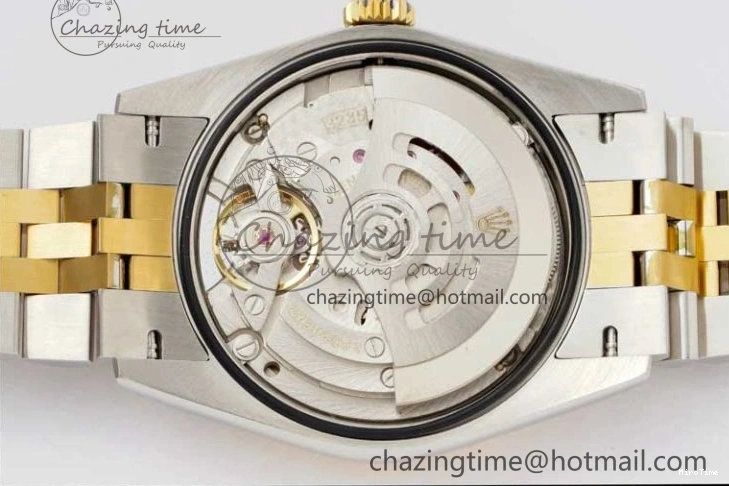 MiroTime 0215 UrbanChic DateJust 36mm SS YG DIWF 1:1 Best Edition 904L Steel Gray Dial Green Markers on Jubilee Bracelet SA 2309